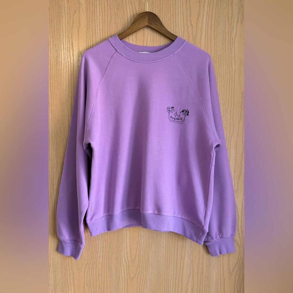 Ragdoll LA | Women’s Large | Lavender Long Sleeved Cozy Sweatshirt | EUC